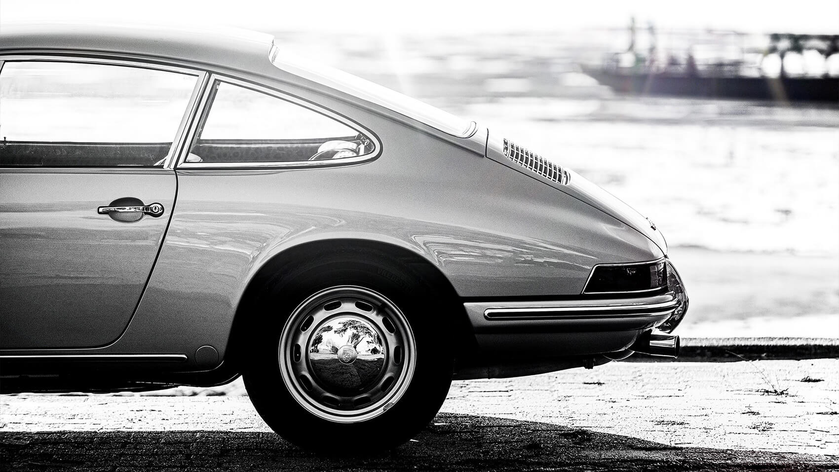 1965 Porsche 911, Black and White photography, Classic Car Prints