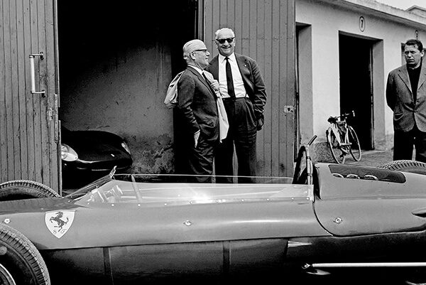 ENZO FERRARI AND PININ FARINA, MONZA - 1964