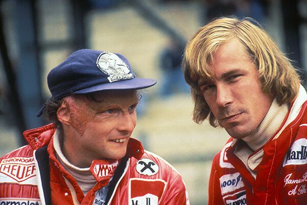 NIKI LAUDA & JAMES HUNT - 1976